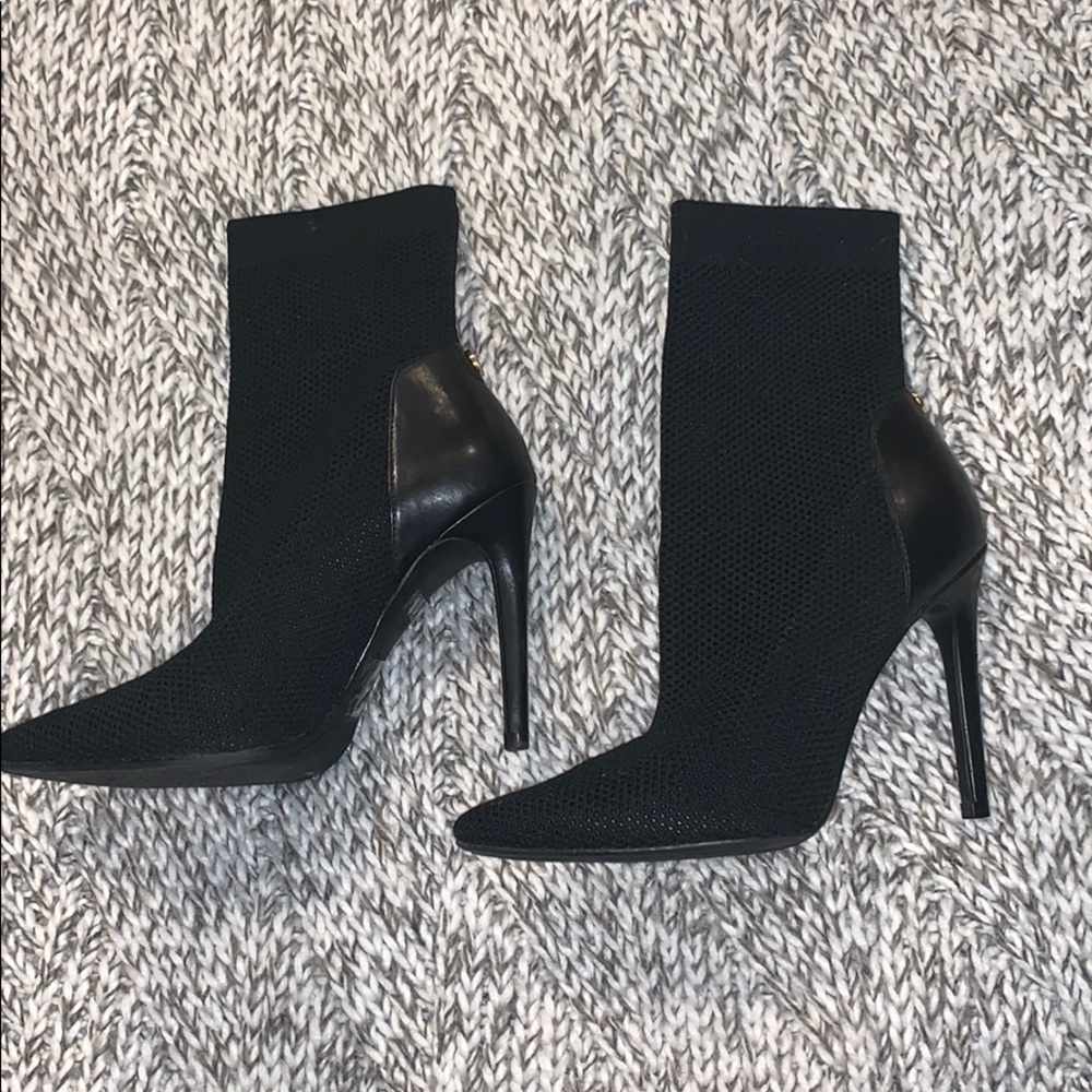 Black Booties Like New!